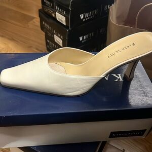 White Karen Scott 289 Lyric mule